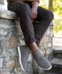 Nisolo Men's Cusco Flex Chukka - Slate Gray