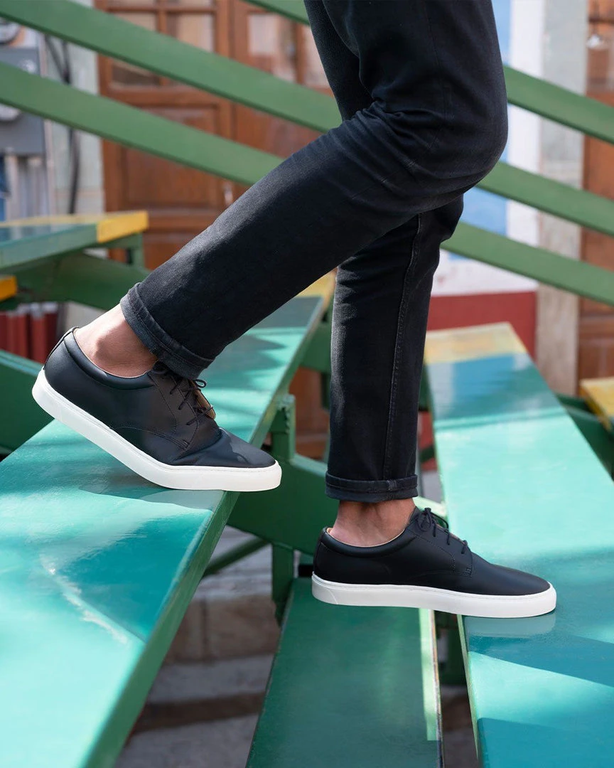 Nisolo Men's Diego Low Top Sneaker - Black Nisolo Men's Diego Low Top Sneaker - Black