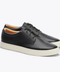 Nisolo Men's Diego Low Top Sneaker - Black