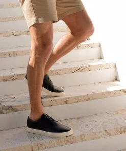 Nisolo Men's Diego Low Top Sneaker - Black 3 Nisolo Men's Diego Low Top Sneaker - Black