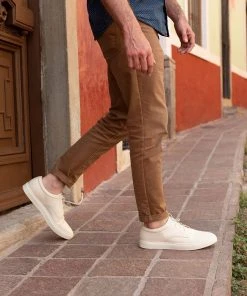 Nisolo Men's Diego Low Top Sneaker - Bone