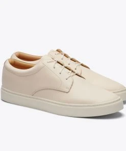 Nisolo Men's Diego Low Top Sneaker - Bone