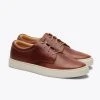 Nisolo Men's Diego Low Top Sneaker - Brandy