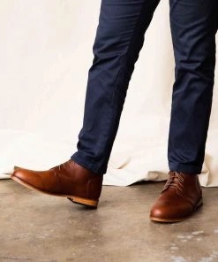 Nisolo Men's Emilio Chukka Boot - Brandy 2 Nisolo Men's Emilio Chukka Boot - Brandy