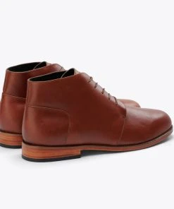 Nisolo Men's Emilio Chukka Boot - Brandy 4 Nisolo Men's Emilio Chukka Boot - Brandy