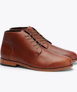 Nisolo Men's Emilio Chukka Boot - Brandy