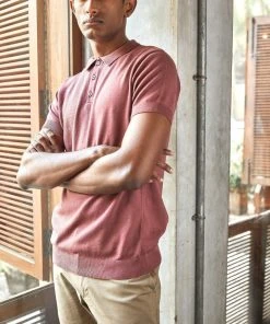 No Nasties Men's Knit Polo Shirt