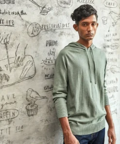 No Nasties Men's Knit Pullover Hoodie