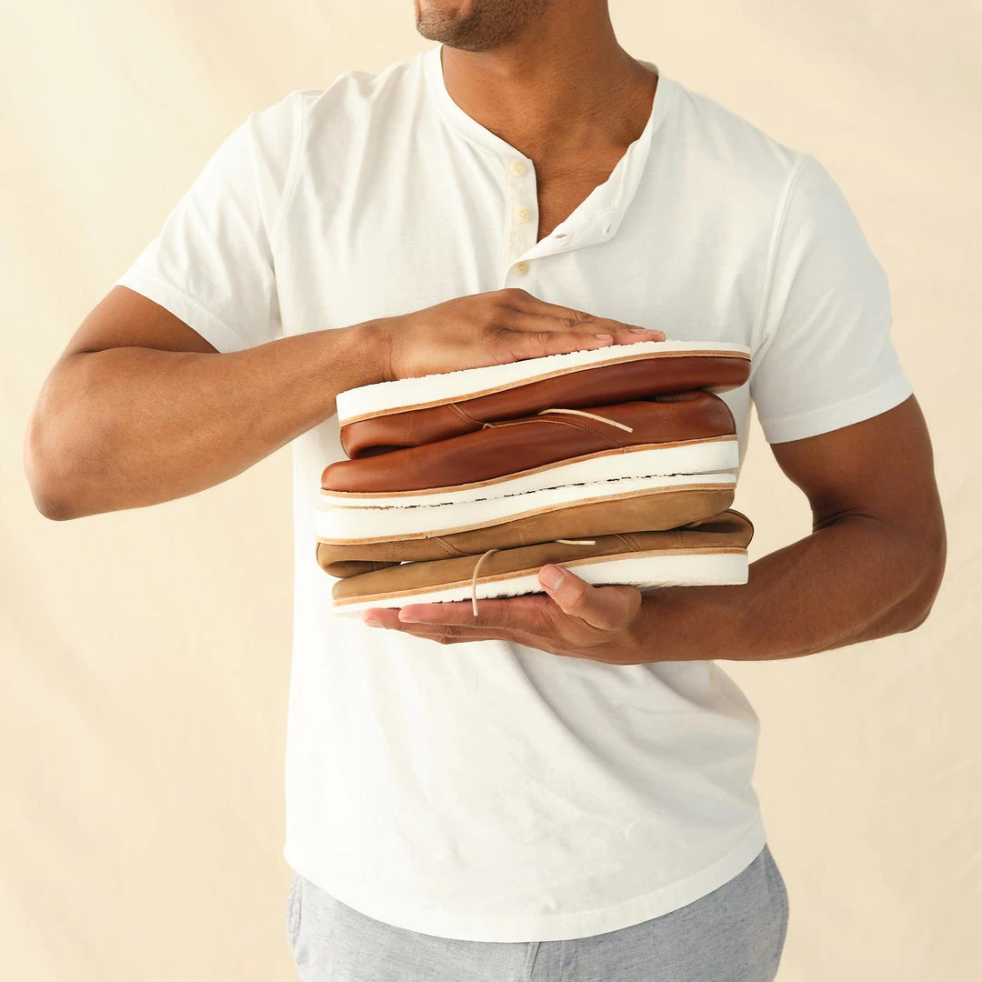 Nisolo Men's Lightweight Flex Derby - Brandy Nisolo Men's Lightweight Flex Derby - Brandy