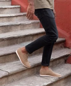 Nisolo Men's Lightweight Flex Derby - Stone 2 Nisolo Men's Lightweight Flex Derby - Stone