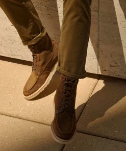 Nisolo Men's Mateo All Weather Boot - Waxed Brown 4 Nisolo Men's Mateo All Weather Boot - Waxed Brown