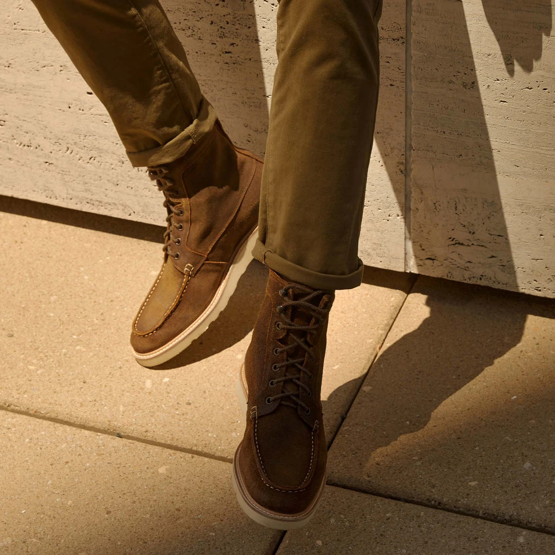 Nisolo Men's Mateo All Weather Boot - Waxed Brown Nisolo Men's Mateo All Weather Boot - Waxed Brown