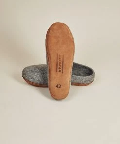 Kyrgies Best Sellers Men's Molded Sole Low Back Wool Slippers - Gray 3 Kyrgies Best Sellers Men's Molded Sole Low Back Wool Slippers - Gray