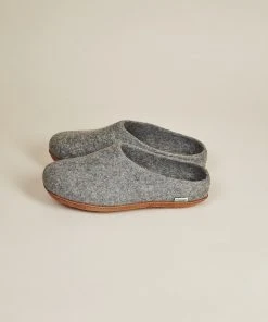 Kyrgies Best Sellers Men's Molded Sole Low Back Wool Slippers - Gray 2 Kyrgies Best Sellers Men's Molded Sole Low Back Wool Slippers - Gray