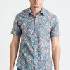 Dushyant Asthana Men's Prat Short Sleeve Shirt - Mughal Floral