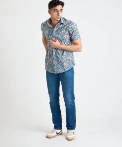 Dushyant Asthana Men's Prat Short Sleeve Shirt - Mughal Floral