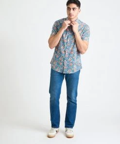 Dushyant Asthana Men's Prat Short Sleeve Shirt - Mughal Floral