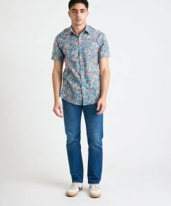 Dushyant Asthana Men's Prat Short Sleeve Shirt - Mughal Floral