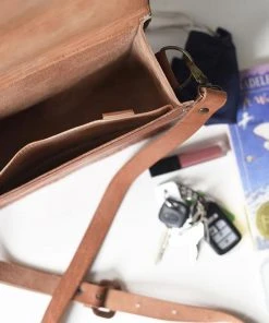 Purse & Clutch Mexican Leather Crossbody - Russet Brown Accessories