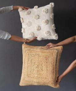 Casa Amarosa BIPOC Owned Mia Pom Pom Throw Pillow Cover