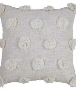 Casa Amarosa BIPOC Owned Mia Pom Pom Throw Pillow Cover