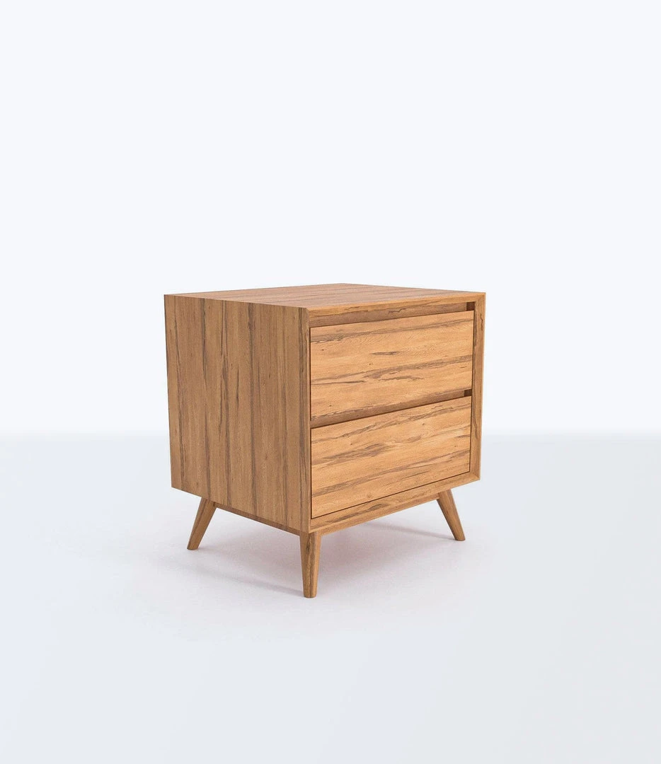 Masaya & Co. Mid Century Two Drawer Side Table / Nightstand 1 Masaya & Co. Mid Century Two Drawer Side Table / Nightstand