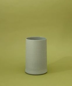 Middle Kingdom Cold Mountain Porcelain Vase - Steel Grey