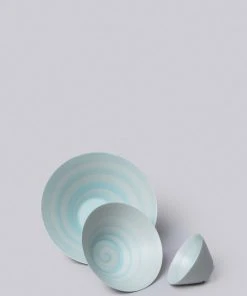 Middle Kingdom Conical Porcelain Bowl - Robin Egg Blue