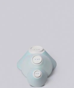 Middle Kingdom Conical Porcelain Bowl - Robin Egg Blue