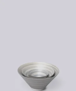 Middle Kingdom Kitchen + Dining Conical Porcelain Bowl - Slate 2 Middle Kingdom Kitchen + Dining Conical Porcelain Bowl - Slate
