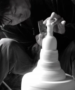 Middle Kingdom Curvy Porcelain Vase