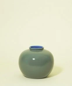 Middle Kingdom Home Goods Glossy Jade Ring Porcelain Vase