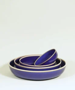 Middle Kingdom Hermit Porcelain Bowl - Indigo
