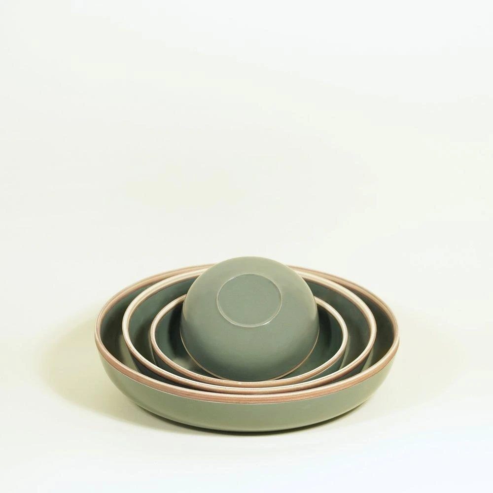 Middle Kingdom Hermit Porcelain Bowl - Steel Grey BIPOC Owned Middle Kingdom Hermit Porcelain Bowl - Steel Grey BIPOC Owned