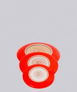 Middle Kingdom Hermit Porcelain Plate - Coral Red Best Sellers