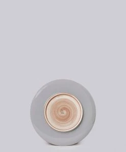 Middle Kingdom Hermit Porcelain Plate - Steel Grey Kitchen + Dining