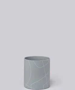 Middle Kingdom Large Porcelain Cylinder -Ash Home Goods