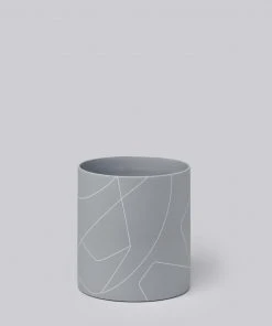 Middle Kingdom Large Porcelain Cylinder -Ash Home Goods