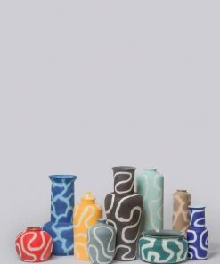 Middle Kingdom Memphis Persimmon Porcelain Vase Home Goods