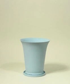 Middle Kingdom BIPOC Owned Piccolo Porcelain Conical Pot - Denim