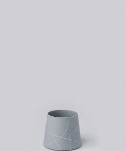 Middle Kingdom Small Wide Porcelain Cone - Ash Home Goods
