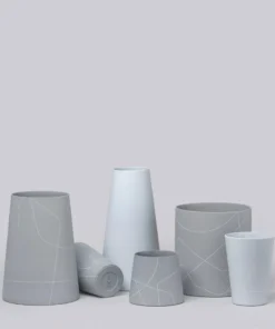 Middle Kingdom Tall Wide Porcelain Cone - Ice Home Goods