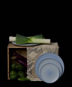 Middle Kingdom Porcelain Wash Ware Plate - Cornflower Kitchen + Dining