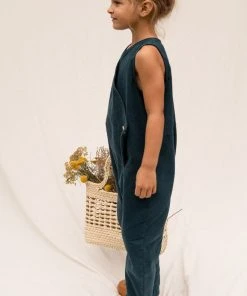 Mien Kids' Kinship Wrap Jumper - Rich Teal