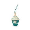 Azizi Life Miniature Basket Ornament - Emerald Green BIPOC Owned