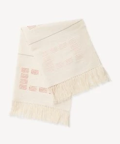 Minna Blocks Hand / Kitchen Towel - Rust Home Goods