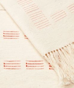 Minna Blocks Hand / Kitchen Towel - Rust Home Goods