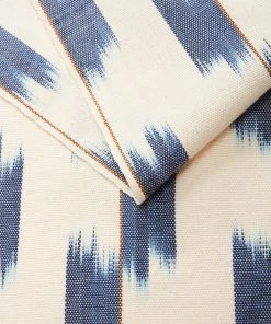 Minna Handcrafted Ikat Table Runner - Indigo