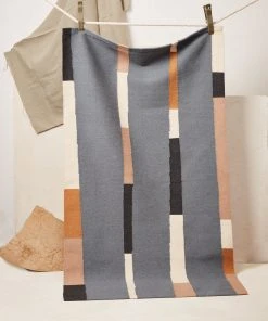 Minna Lines Wool Rug - Dusk