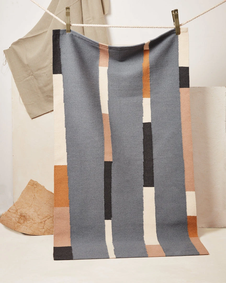 Minna Lines Wool Rug - Dusk Minna Lines Wool Rug - Dusk